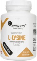 Фото - Аминокислоты Aliness L-Lysine 500 mg 100 cap 