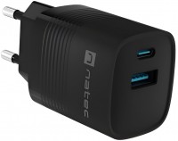 Фото - Зарядное устройство NATEC Ribera GaN USB-A + USB-C 30W 