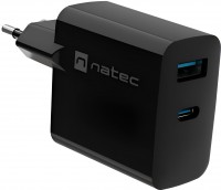 Фото - Зарядное устройство NATEC Ribera GaN USB-A + USB-C 45W 