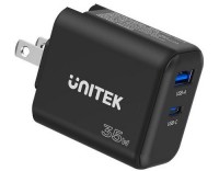 Фото - Зарядное устройство Unitek GaN PD 35W USB-C + USB-A 