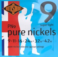 Фото - Струны Rotosound Pure Nickels 9-42 