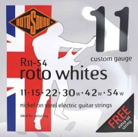 Фото - Струны Rotosound Roto Whites 11-54 