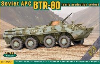 Фото - Сборная модель Ace Soviet APC BTR-80 (1:72) 