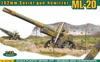 Фото - Сборная модель Ace 152mm Soviet Gun-Howitzer ML-20 (1:72)