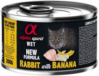 Фото - Корм для кошек Alpha Spirit Cat Canned Rabbit/Banana 200 g 