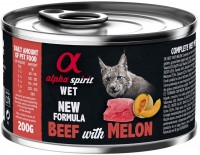 Фото - Корм для кошек Alpha Spirit Cat Canned Beef/Melon 200 g