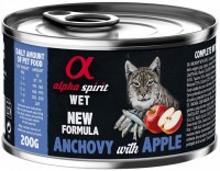 Фото - Корм для кошек Alpha Spirit Cat Canned Anchovy/Apple 200 g 