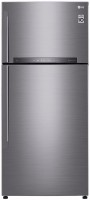 Холодильник LG GN-H702HMHL серебристый