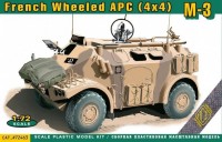 Фото - Сборная модель Ace French Wheeled APC (4x4) M-3 (1:72) 