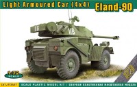 Фото - Сборная модель Ace Light Armored Car (4x4) Eland-90 (1:72) 