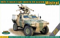 Фото - Сборная модель Ace VB2L Frentch Light Mobile AA System Mistral (1:72) 