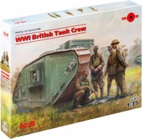 Фото - Сборная модель ICM WWI British Tank Crew (1:35) 