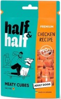 Фото - Корм для собак Half&Half Adult Meaty Cubes Chicken 100 g