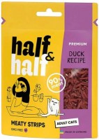 Фото - Корм для кошек Half&Half Treats Adult Duck 50 g 