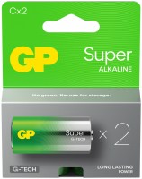 Фото - Аккумулятор / батарейка GP Super Alkaline G-Tech 2xC 