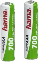 Фото - Аккумулятор / батарейка Hama 2xAAA 700 mAh 