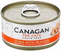 Фото - Корм для кошек Canagan GF Canned Tuna/Prawns 75 g 