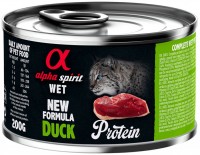Фото - Корм для кошек Alpha Spirit Cat Canned Duck Protein 200 g 