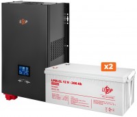 Фото - ИБП Logicpower LPE-W-PSW-5000VA Plus + 2 x LP LiFePO4 LCD 12V 200 Ah 5000 ВА