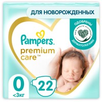Подгузники Pampers Premium Care 0 / 22 pcs 