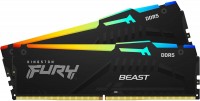 Фото - Оперативная память Kingston Fury Beast DDR5 RGB 2x8Gb KF560C30BBEAK2-16