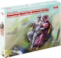 Фото - Сборная модель ICM American Sport Car Drivers (1910s) (1:24) 