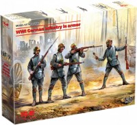 Фото - Сборная модель ICM WWI German Infantry in Armor (1:35) 