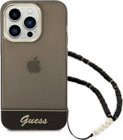 Фото - Чехол GUESS Translucent Pearl Strap for iPhone 14 Pro 