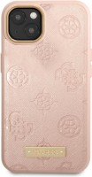 Фото - Чехол GUESS Peony Logo Plate for iPhone 14 