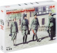 Фото - Сборная модель ICM WWII German Staff Personnel (1:35) 