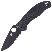 Фото - Нож / мультитул Spyderco Tenacious FRN Combination Edge Black 