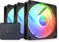 Фото - Система охлаждения NZXT F120 RGB Core Triple Pack Black 