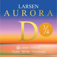 Фото - Струны Larsen Aurora Violin D String 3/4 Size Medium 