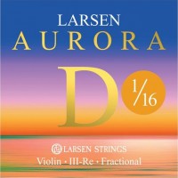 Фото - Струны Larsen Aurora Violin D String 1/16 Size Medium 