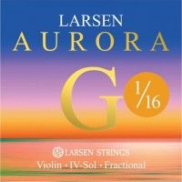 Фото - Струны Larsen Aurora Violin G String 1/16 Size Medium 