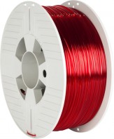 Фото - Пластик для 3D печати Verbatim PET-G Red Transparent 1.75mm 1kg 1 кг  красный