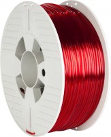 Фото - Пластик для 3D печати Verbatim PET-G Red Transparent 2.85mm 1kg 1 кг  красный