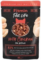Фото - Корм для кошек Fitmin For Life Kitten Chicken in Sauce 85 g 