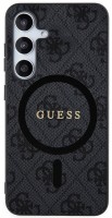 Фото - Чехол GUESS Leather Metal Logo with MagSafe for Galaxy S24 Plus 