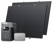 Фото - Зарядная станция EcoFlow DELTA 2 + Microinverter 800W + 2RIGIDSP400W + Hook Kit 