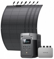 Фото - Зарядная станция EcoFlow DELTA Max 2000 + Microinverter 800W + 4FLEXSP100W 