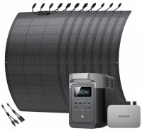 Фото - Зарядная станция EcoFlow DELTA 2 + Microinverter 800W + 8FLEXSP100W 