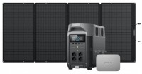 Фото - Зарядная станция EcoFlow DELTA Pro + Microinverter 800W + SP400W 