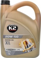 Фото - Моторное масло K2 Motor Oil 20W-50 XL 5 л