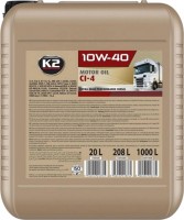 Фото - Моторное масло K2 Motor Oil 10W-40 CI-4 20 л