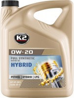 Фото - Моторное масло K2 Motor Oil 0W-20 Hybrid 5 л