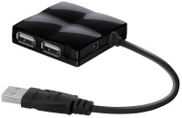 Фото - Картридер / USB-хаб Belkin USB 2.0 4-Port Travel Hub 