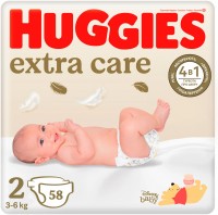 Фото - Подгузники Huggies Extra Care 2 / 58 pcs 