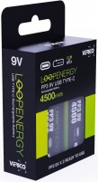 Фото - Аккумулятор / батарейка Verico Loop Energy 2xKrona 500 mAh USB Type-C 