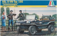 Фото - Сборная модель ITALERI Kfz. II VW Typ 166 Schwimmwagen (1:35) 